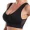 ComfortFlex Breathable Mesh Large Size Sports Bra Seamless Wire Free Support with Removable Chest Pad
