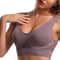 ComfortFlex Breathable Mesh Large Size Sports Bra Seamless Wire Free Support with Removable Chest Pad
