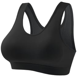 premium womens breathable sports vest bra with high strength support