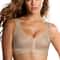 ComfortFit Front Closure Wireless Bra For Women Supportive Plus Size Bralette 1