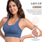 Premium High Impact Seamless Sports Bra with Fixed Cups & Racerback Support