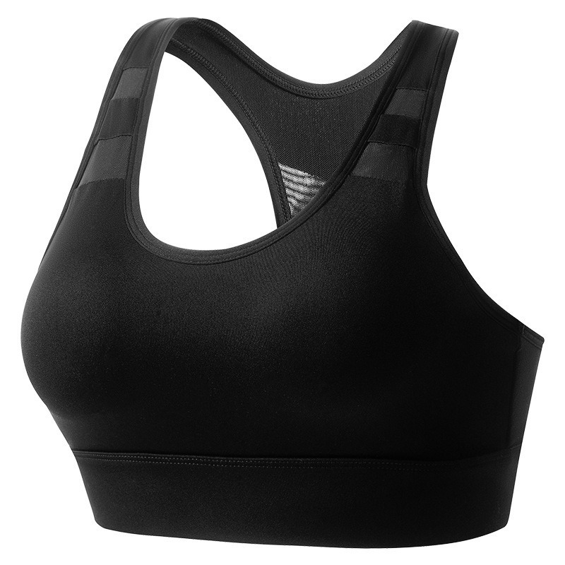 Premium High Impact Seamless Sports Bra with Fixed Cups & Racerback Support