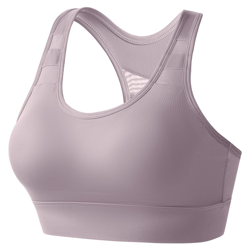 Premium High Impact Seamless Sports Bra with Fixed Cups & Racerback Support