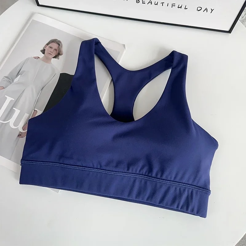 High Support Breathable Yoga & Running Sports Bra Beautiful Back Pilates Training Top