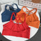 Premium Ladies Cross Back Adjustable Fitness Sports Bra High Support Womens Athletic Activewear
