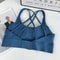 Premium Ladies Cross Back Adjustable Fitness Sports Bra High Support Womens Athletic Activewear