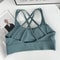 Premium Ladies Cross Back Adjustable Fitness Sports Bra High Support Womens Athletic Activewear