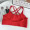 Premium Ladies Cross Back Adjustable Fitness Sports Bra High Support Womens Athletic Activewear