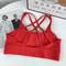 Premium Ladies Cross Back Adjustable Fitness Sports Bra High Support Womens Athletic Activewear