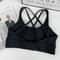 Premium Ladies Cross Back Adjustable Fitness Sports Bra High Support Womens Athletic Activewear
