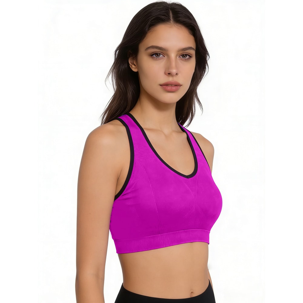 Ultimate High Impact Seamless Racerback Sports Bra for Women