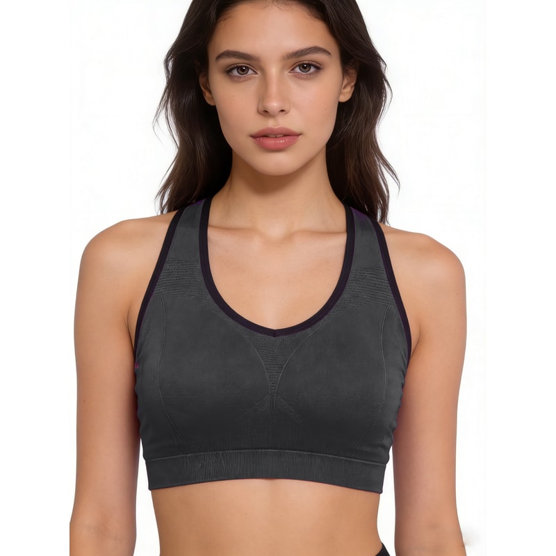 Ultimate High Impact Seamless Racerback Sports Bra for Women