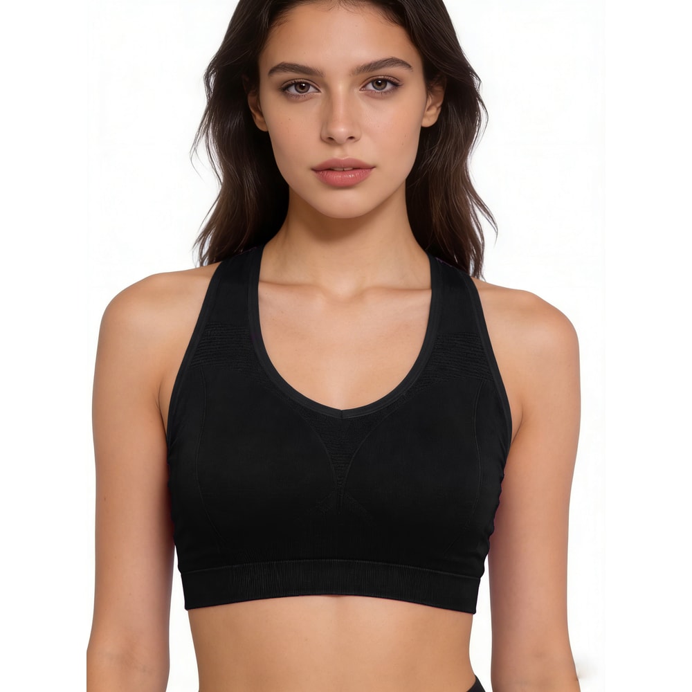 Ultimate High Impact Seamless Racerback Sports Bra for Women