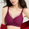FallSweet Seamless Plus Size Wireless Push Up Bra Comfortable Invisible Bralette 0