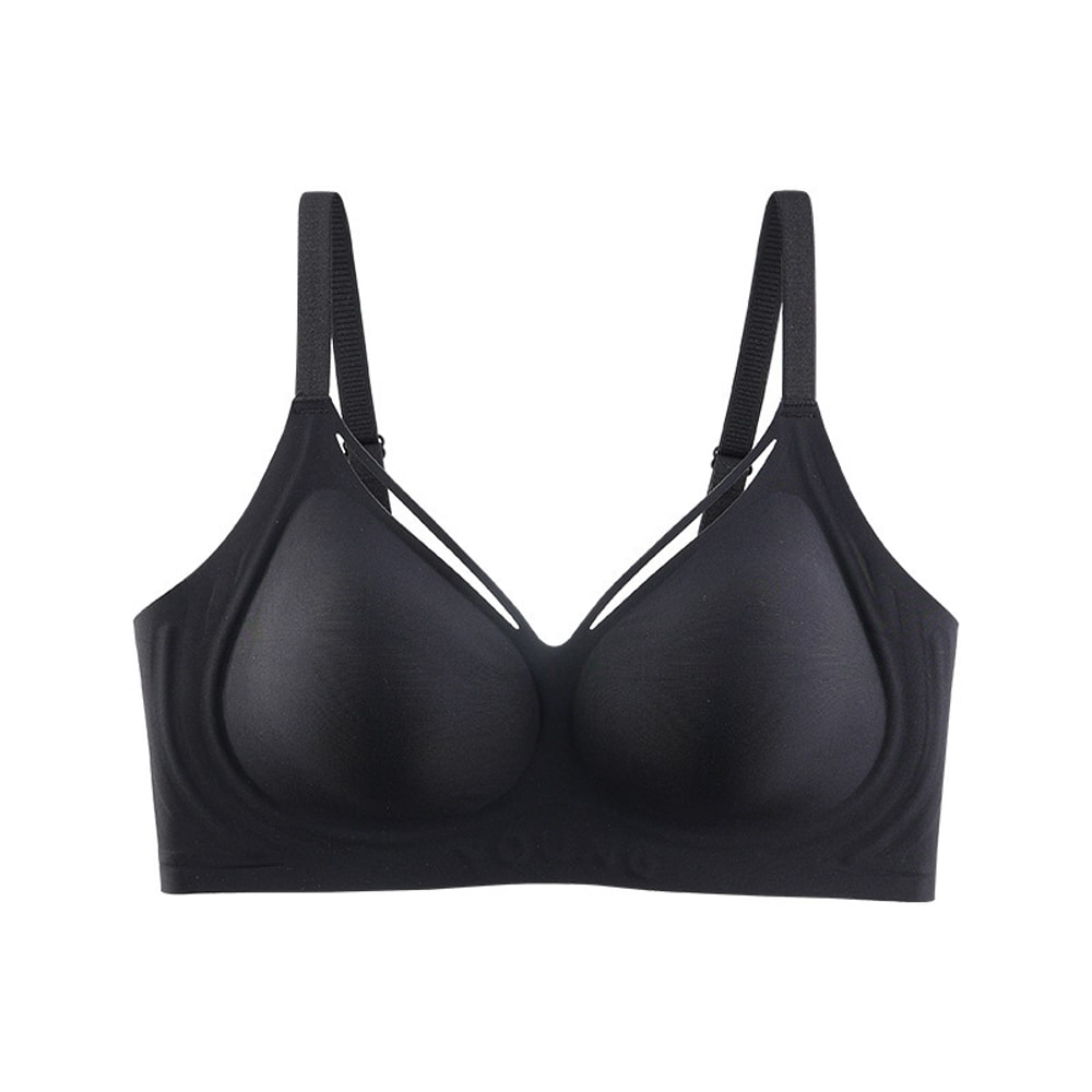 FallSweet Seamless Plus Size Wireless Push Up Bra Comfortable Invisible Bralette 4