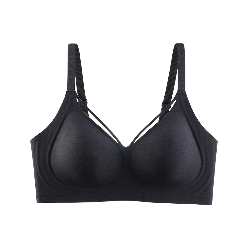 FallSweet Seamless Plus Size Wireless Push Up Bra Comfortable Invisible Bralette 4