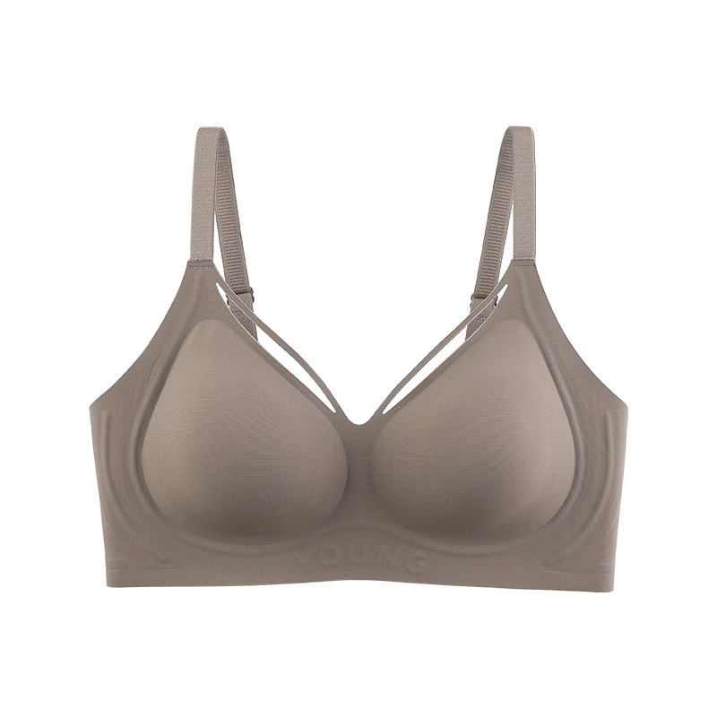 FallSweet Seamless Plus Size Wireless Push Up Bra Comfortable Invisible Bralette 5