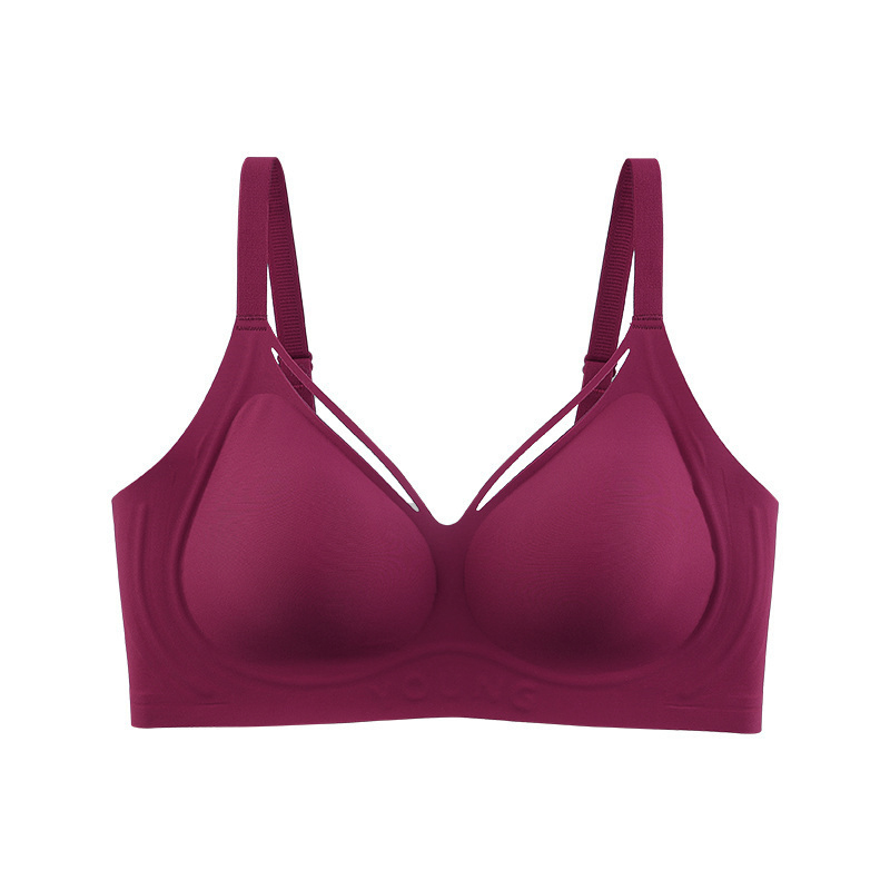 FallSweet Seamless Plus Size Wireless Push Up Bra Comfortable Invisible Bralette 7