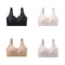 Adjustable Front Zipper Wireless Bra With Seamless Push Up Support 4