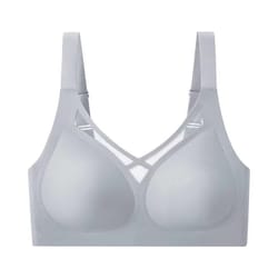 plus size wireless bra for women lightly lined comfort bralette