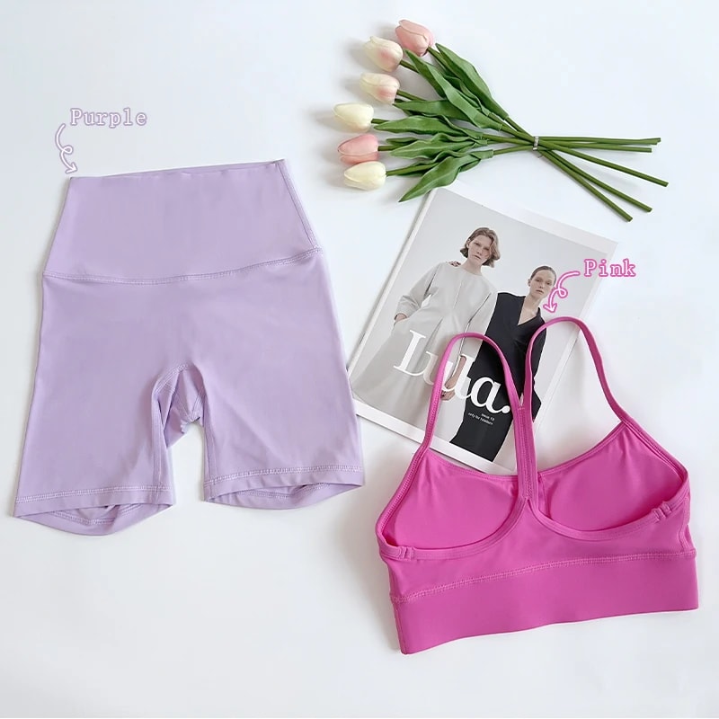 Premium Womens Y Back Sports Bra Quick Dry Shockproof Fitness Support