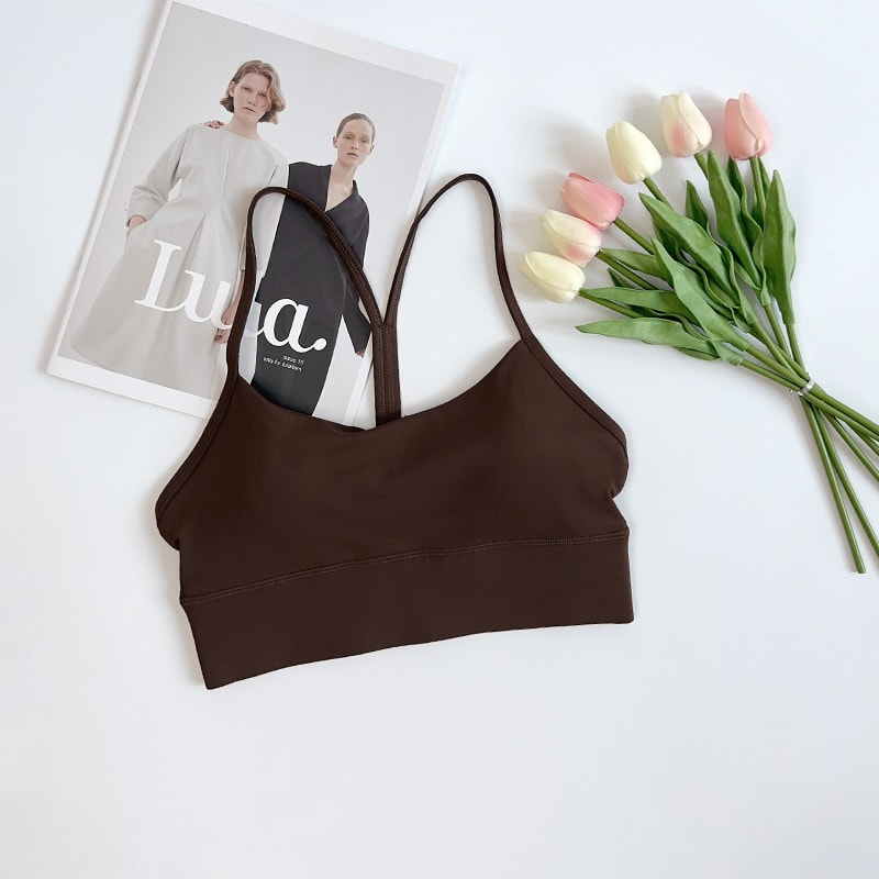 Premium Womens Y Back Sports Bra Quick Dry Shockproof Fitness Support