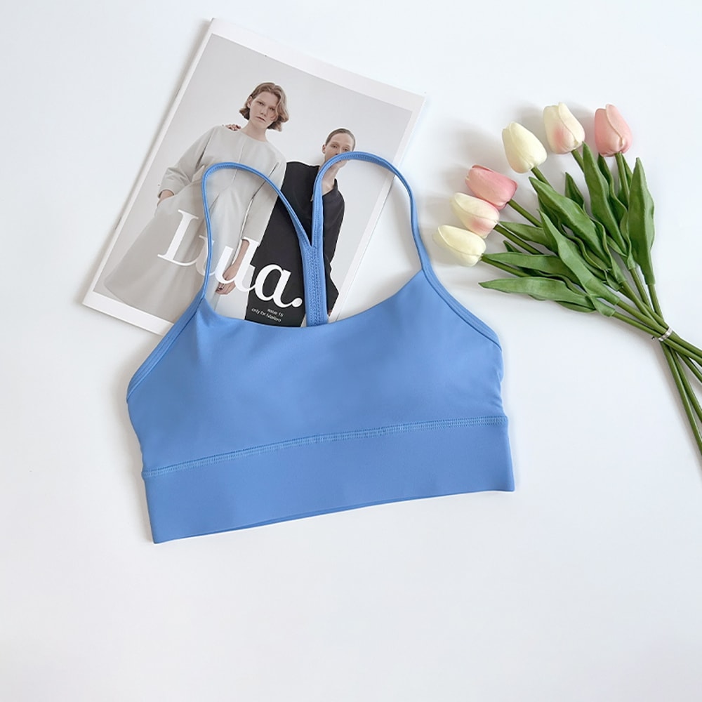 Premium Womens Y Back Sports Bra Quick Dry Shockproof Fitness Support