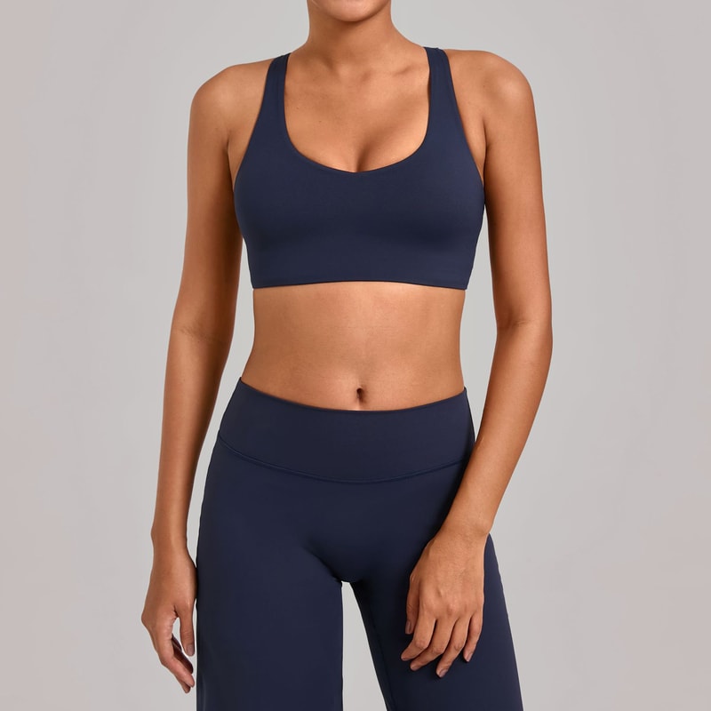 Shockproof Push Up Womens Sports Bra Crop Top For Yoga Fitness 5