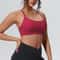 Womens Seamless Supportive Yoga Gym Sports Bra Shockproof Running Chest Pad Top