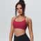 Womens Seamless Supportive Yoga Gym Sports Bra Shockproof Running Chest Pad Top