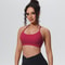 Womens Seamless Supportive Yoga Gym Sports Bra Shockproof Running Chest Pad Top