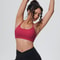 Womens Seamless Supportive Yoga Gym Sports Bra Shockproof Running Chest Pad Top