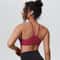 Womens Seamless Supportive Yoga Gym Sports Bra Shockproof Running Chest Pad Top