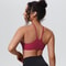 Womens Seamless Supportive Yoga Gym Sports Bra Shockproof Running Chest Pad Top