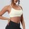 Womens Seamless Supportive Yoga Gym Sports Bra Shockproof Running Chest Pad Top