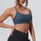 Womens Seamless Supportive Yoga Gym Sports Bra Shockproof Running Chest Pad Top