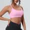 Womens Seamless Supportive Yoga Gym Sports Bra Shockproof Running Chest Pad Top