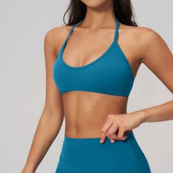 high support hanging neck sports bra for women gym & yoga