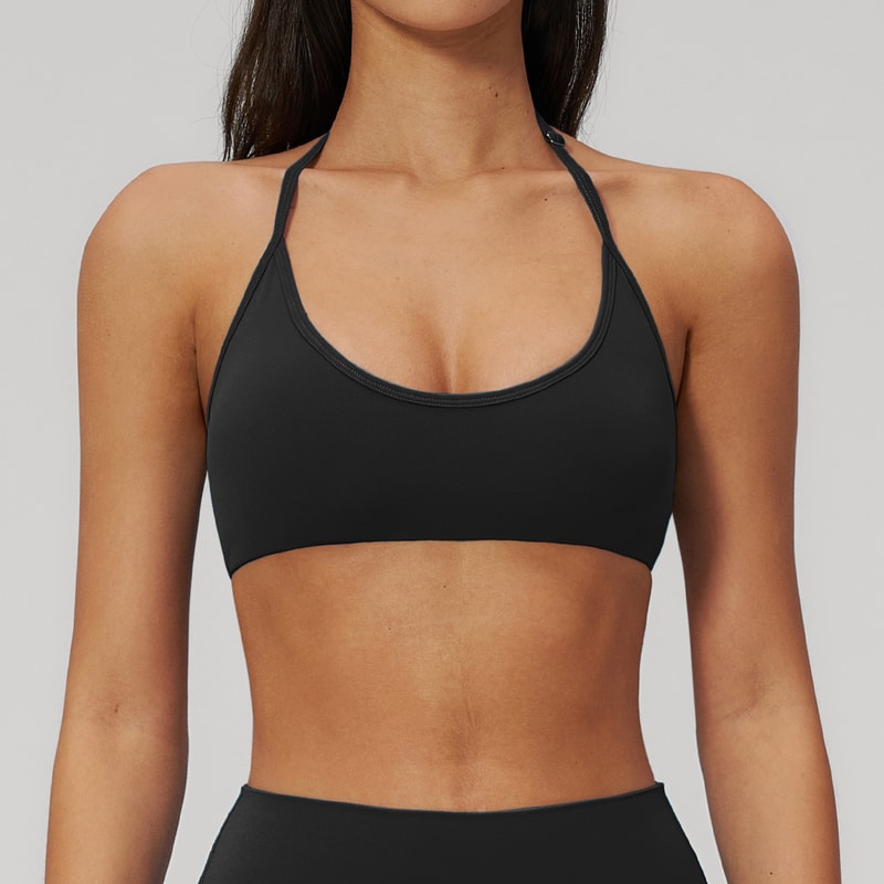 High Support Hanging Neck Sports Bra for Women Gym & Yoga
