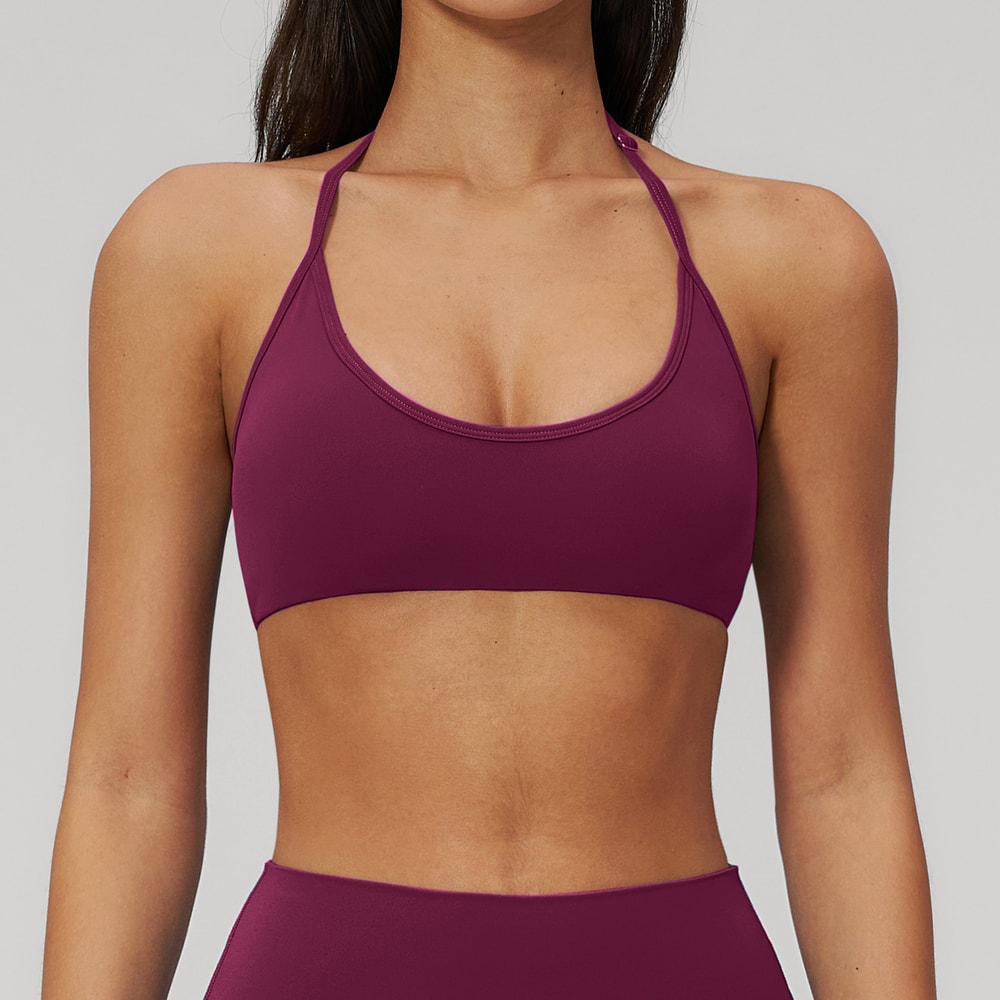High Support Hanging Neck Sports Bra for Women Gym & Yoga