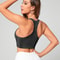 Womens Seamless Sports Bra Breathable Racerback Yoga Crop Top