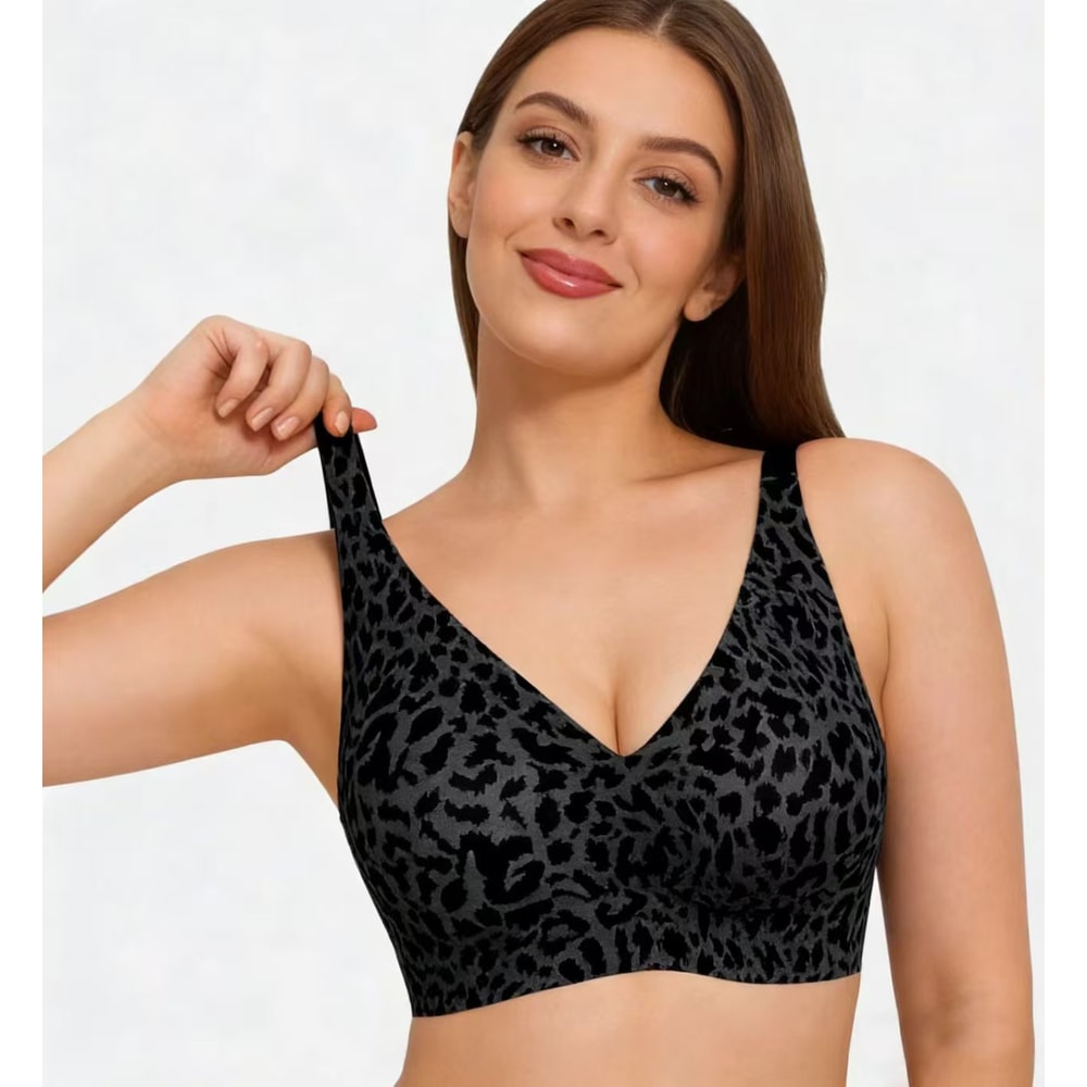 ComfortFit Seamless Wire Free Full Cup Bra Breathable Push Up Support