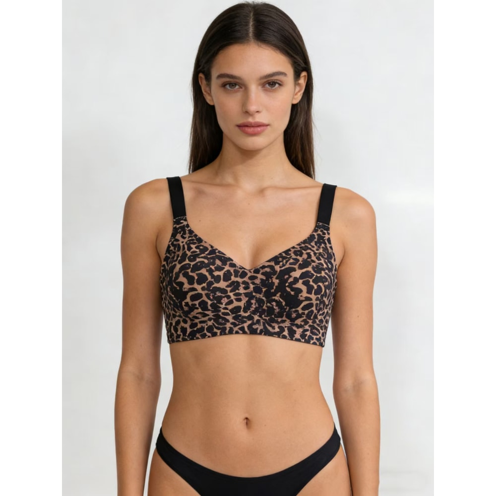 ComfortFit Seamless Wire Free Full Cup Bra Breathable Push Up Support