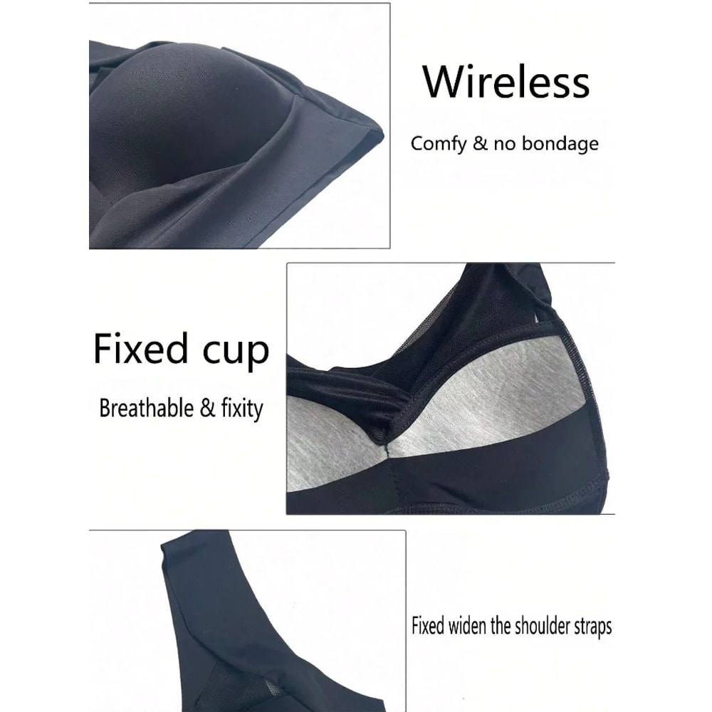 Seamless Wireless Bra For Women Comfortable Large Small Sizes 4