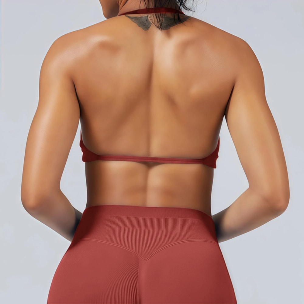 ImpactFit Seamless High Support Strappy Sports Bra for Women