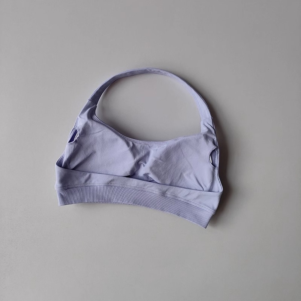 Womens Backless Yoga Sports Bra Breathable Shock Absorbing Fit