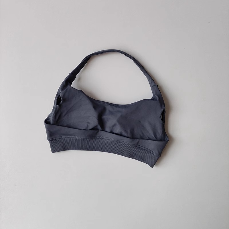 Womens Backless Yoga Sports Bra Breathable Shock Absorbing Fit