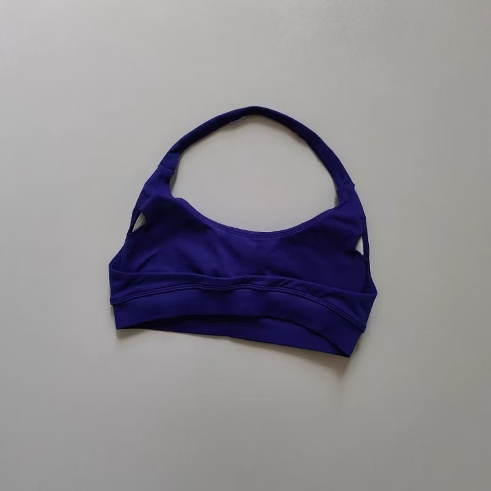 Womens Backless Yoga Sports Bra Breathable Shock Absorbing Fit