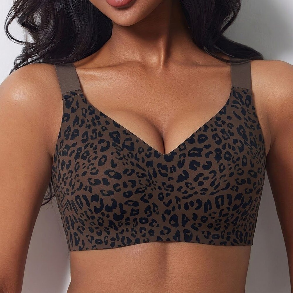 ComfortLift Plus Size Wireless Jelly Bra Seamless Support Bra Full Coverage Comfort