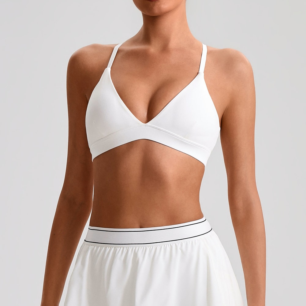 Ultimate Wireless Yoga Sports Bra for Women with Beautiful Back Design